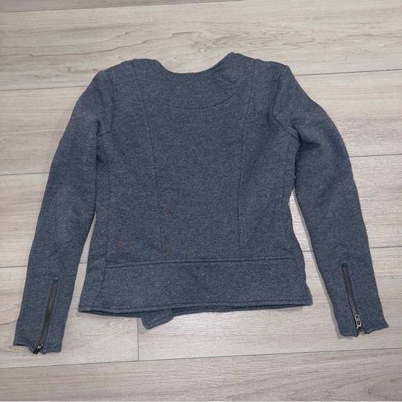 ATHLETA Belvedere Womens Jacket Small S Quilted Moto Asymmetrical Zip - Picture 9 of 9